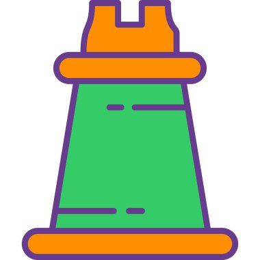 Çizgi film simgesinin vektör çizimi