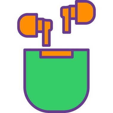 Gaz maskesi. Web simgesi basit illüstrasyon