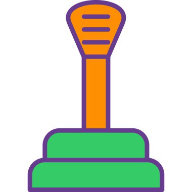 golf. Web simgesi basit illüstrasyon