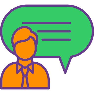 Müşteri servisi vektör simgesi