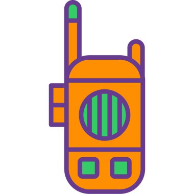 radyo simgesi vektör illüstrasyonu