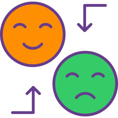 duygu simgesi vektör illüstrasyonu