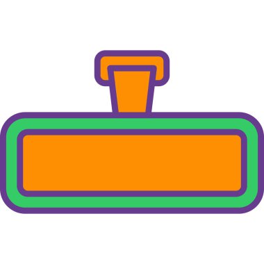 Çanta. Web simgesi basit illüstrasyon