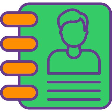 kullanıcı. Web simgesi basit illüstrasyon