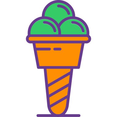 Dondurma. Basit tasarım