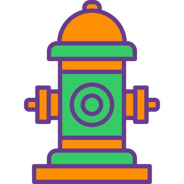 Gaz b simgesinin vektör çizimi