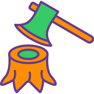 Cadılar Bayramı. Web simgesi basit illüstrasyon