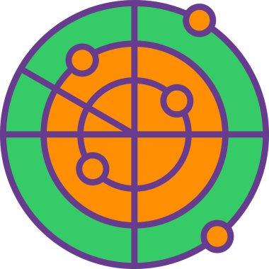 Dünya Küresi. Basit illüstrasyon