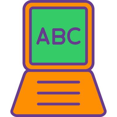 Kitap. Web simgesi basit illüstrasyon