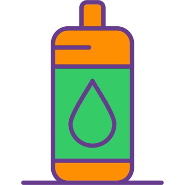 su şişesi simgesi modern vektör illüstrasyonu