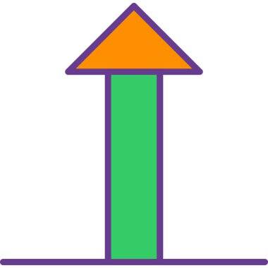 Ok. Web simgesi basit illüstrasyon