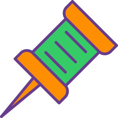 Kalem. Web simgesi basit illüstrasyon