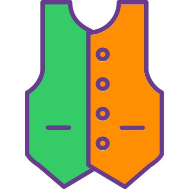 Modern bir simgenin vektör illüstrasyonu