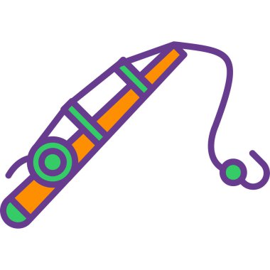 İp. Web simgesi basit illüstrasyon