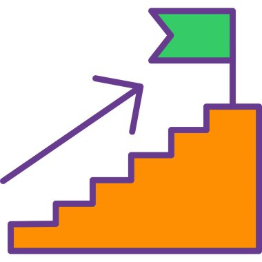 Ok aşağı. Basit illüstrasyon