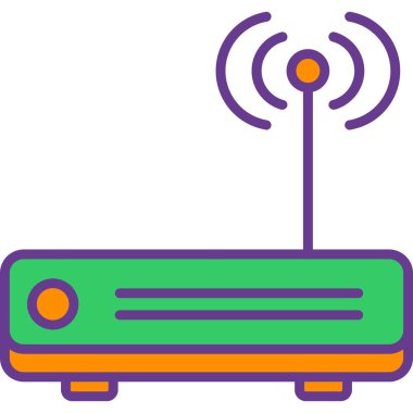 Anten anteni. Web simgesi basit illüstrasyon