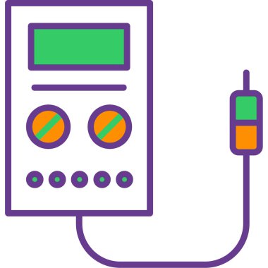 Elektrikli mikser. Basit illüstrasyon
