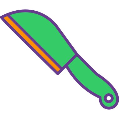 Bıçak. Web simgesi basit illüstrasyon