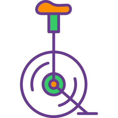 Bisiklet. Web simgesi basit illüstrasyon