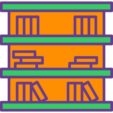 Bina. Web simgesi basit illüstrasyon