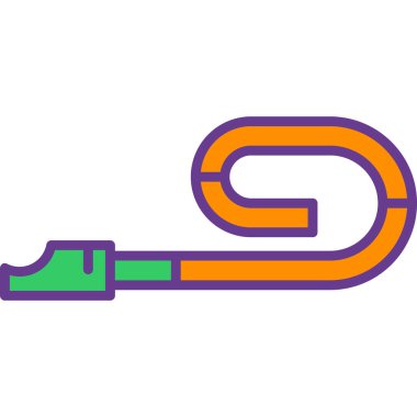 Teleferik ikonu. Web için araba vektör simgelerinin özet çizimi