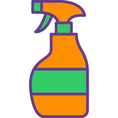 Sprey. Web simgesi basit illüstrasyon