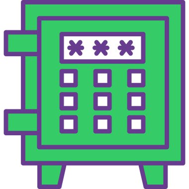 Hesap makinesi. Web simgesi basit illüstrasyon