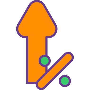 Ok. Web simgesi basit illüstrasyon