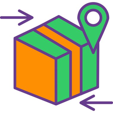 Harita konumu simgesi - taslak biçimi