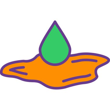 Yaprak. Web simgesi basit illüstrasyon