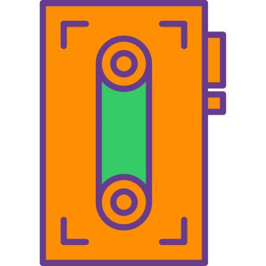 Tek bir simgenin vektör illüstrasyonu