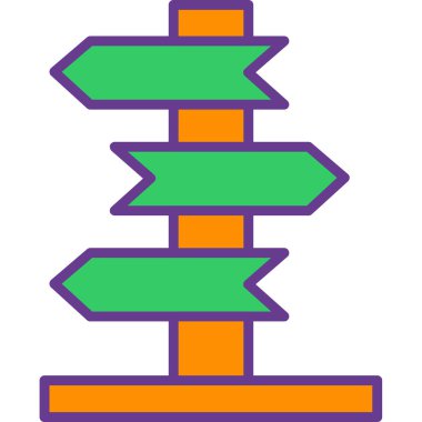 Yol tabelası. Basit tasarım