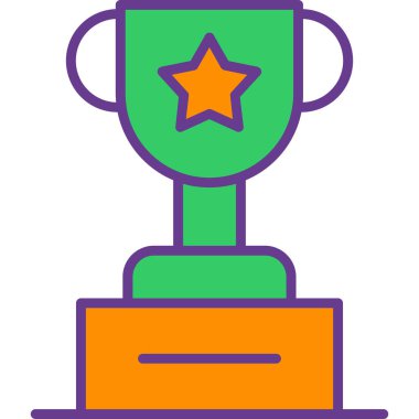 Madalya. Web simgesi basit illüstrasyon