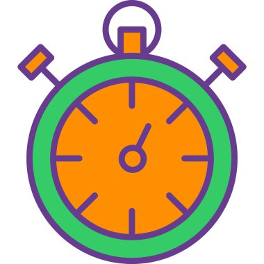 Alarm simgesi vektör illüstrasyonu