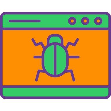 hata web simgesi, basit vektör illüstrasyonu