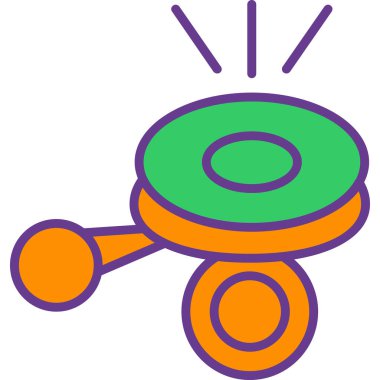 Çizgi film oyuncağının vektör çizimi