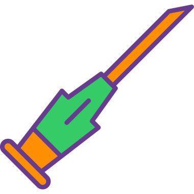 Bir karikatür kaleminin vektör çizimi