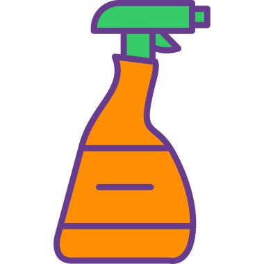 Sprey kutusu. Web simgesi basit illüstrasyon