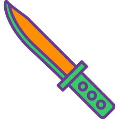 bıçak simgesi vektör illüstrasyonu