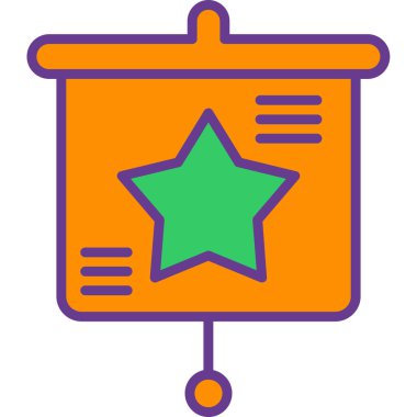 Madalya ikonu. vektör illüstrasyonu