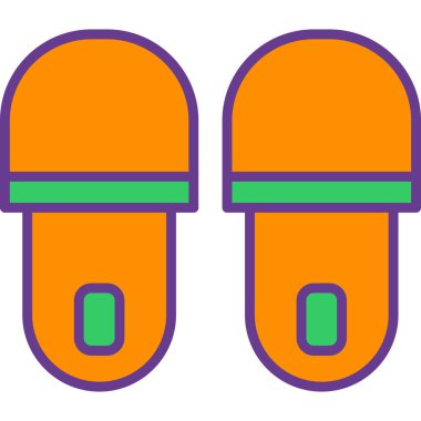 Terlik simgesi, vektör çizimi