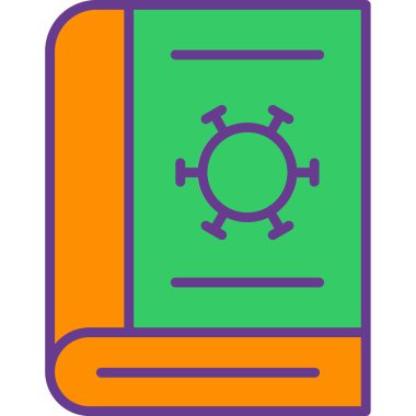 Kitap. Web simgesi basit illüstrasyon