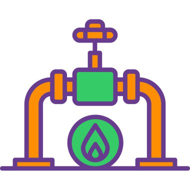 Yağ fıçısı. Basit illüstrasyon