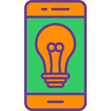 mobil simge vektör illüstrasyonu