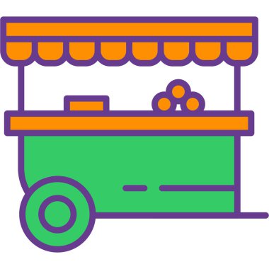 Yemek arabası. Basit tasarım