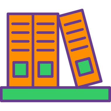 Kitap. Web simgesi basit illüstrasyon