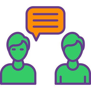 İnsan simgesinin vektör illüstrasyonu