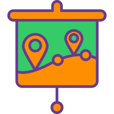 Yol gösterici. Web simgesi