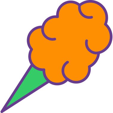 Çizgi film simgesinin vektör çizimi