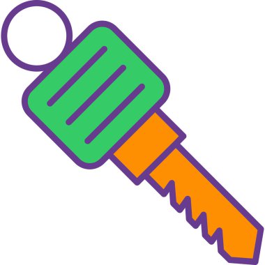 fırça anahtar vektör illüstrasyonu